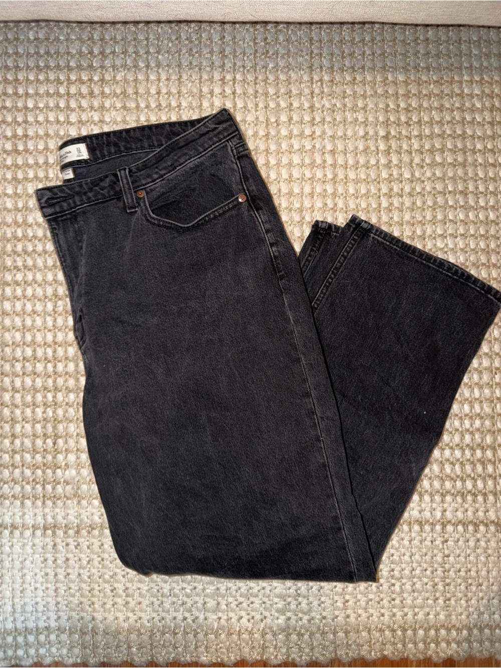Abercrombie & Fitch curve love straight high rise